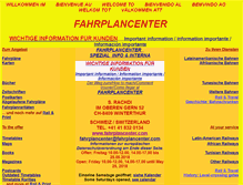 Tablet Screenshot of fahrplancenter.com